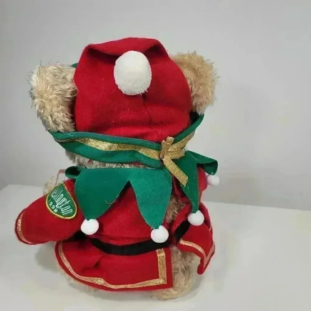 Wellington the Christmas Bear 1998 vintage plush stuffed animal NWT 12in… - Picture 6 of 7